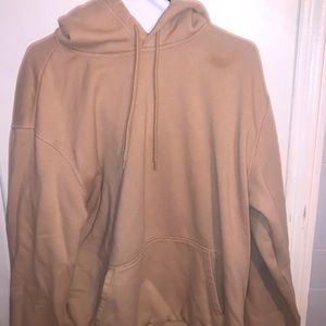 Males tan hoodie